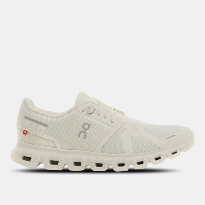 On Women's Cloud 6 Running Shoes White On Women's Cloud 6 Running Shoes White image number 0