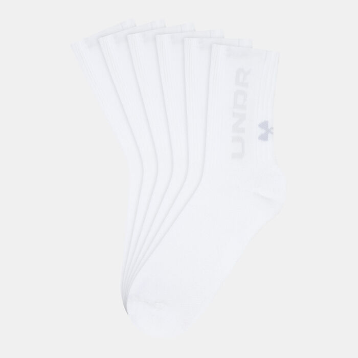 Under Armour 3-Maker Mid-Crew Socks (3 Pack) White image number 0