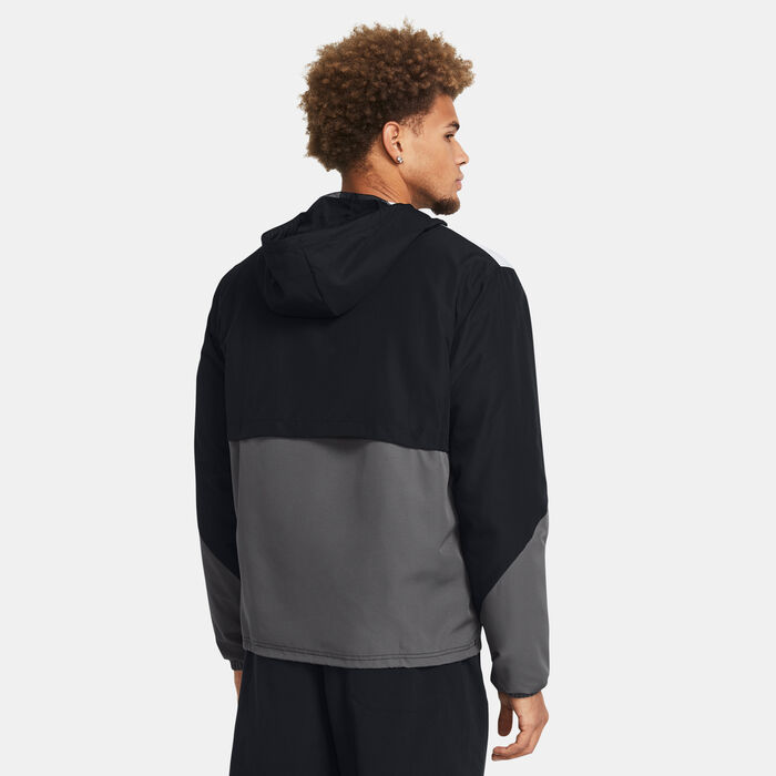 Under Armour Men's Icon Legacy Windbreaker Jacket Black Under Armour Men's Icon Legacy Windbreaker Jacket Black image number 1