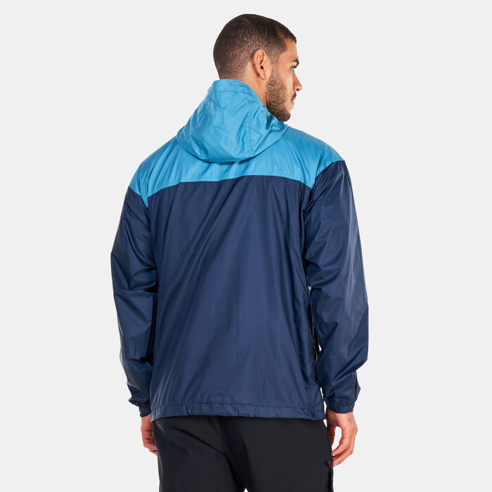 Columbia Men's Flash Challenger™ Lined Windbreaker Jacket Blue image number 1