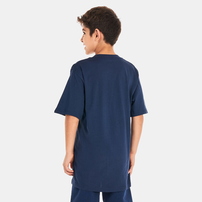 Vans Kids' Off The Wall Logo Fill T-Shirt (Older Kids) Blue Vans Kids' Off The Wall Logo Fill T-Shirt (Older Kids) Blue image number 1