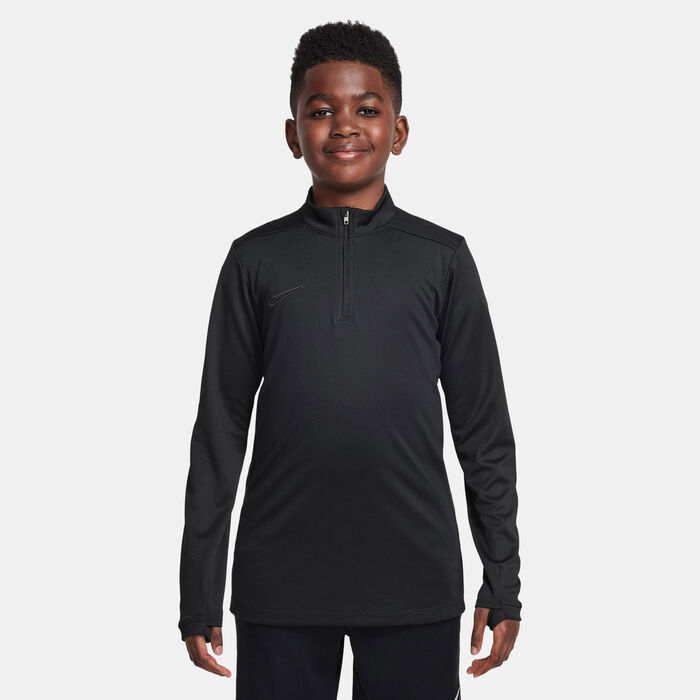 Nike Kids' Academy 1/4-Zip Football Drill Top Grey image number 0