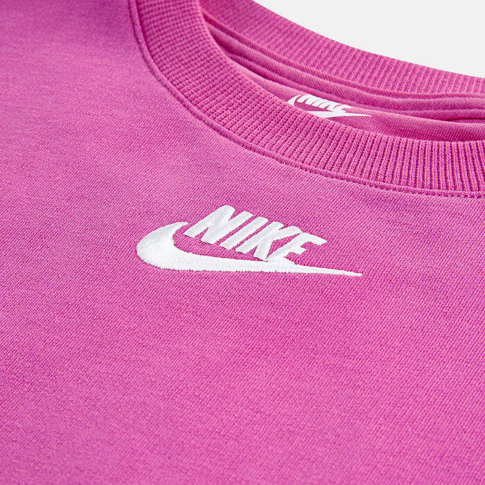 Nike Kids' French Terry T-Shirt and Shorts Set Pink Nike Kids' French Terry T-Shirt and Shorts Set Pink image number 3