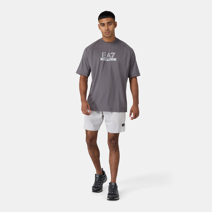 EA7 Emporio Armani Men's Ventus7 Shorts Grey EA7 Emporio Armani Men's Ventus7 Shorts Grey image number 2