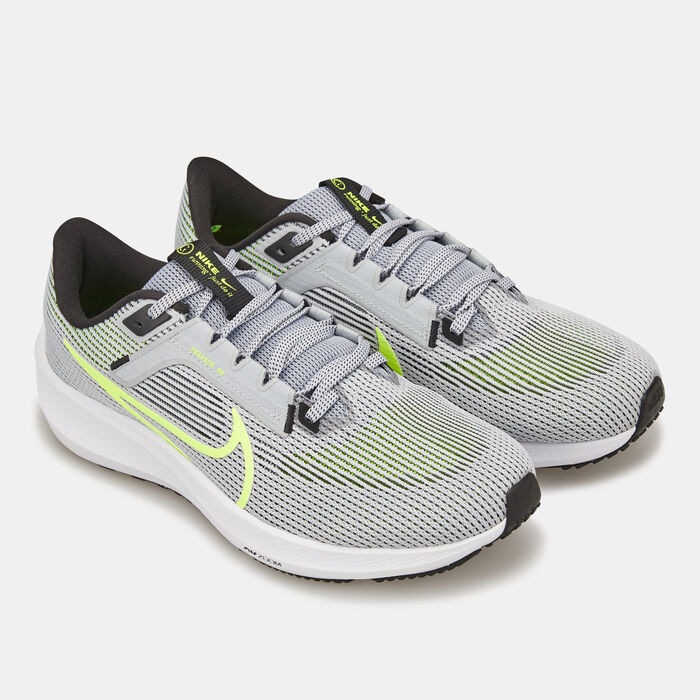 Nike Men's Pegasus 40 Road Running Shoe Grey image number 2