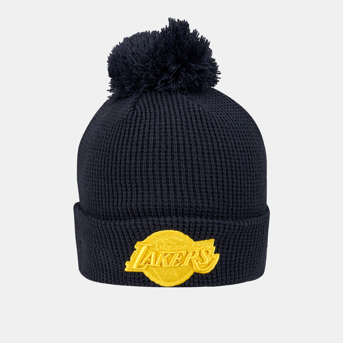 New Era Men's LA Lakers Beanie Blue image number 0