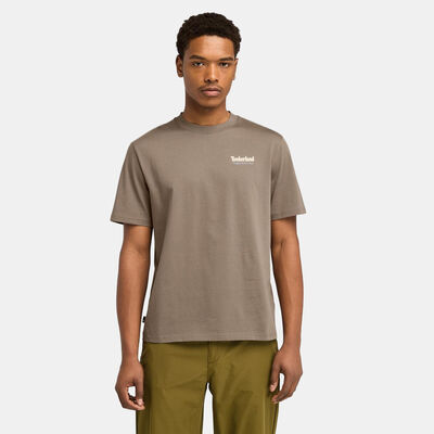 Timberland Men's Rugged Active Gear Graphic T-Shirt Brown