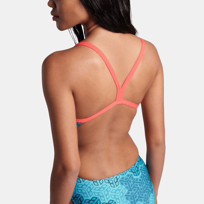 Arena Women's Kikko Challenge Back One-Piece Swimsuit Multi-Color Arena Women's Kikko Challenge Back One-Piece Swimsuit Multi-Color image number 3