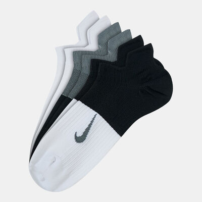 Nike Women's Everyday Plus Lightweight No-Show Training Socks (3 Pack) White