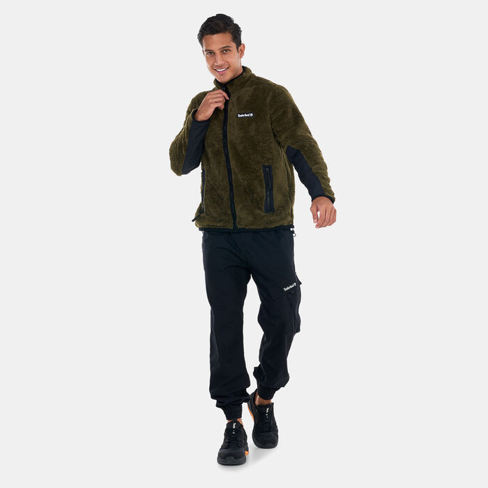 Timberland Men's High Pile Fleece Jacket Green image number 2