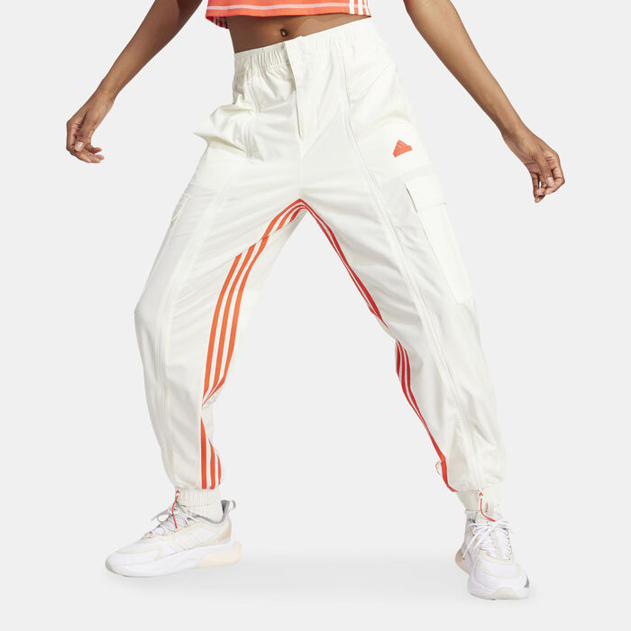 adidas Women's Versatile Dance Cargo Pants White adidas Women's Versatile Dance Cargo Pants White image number 0