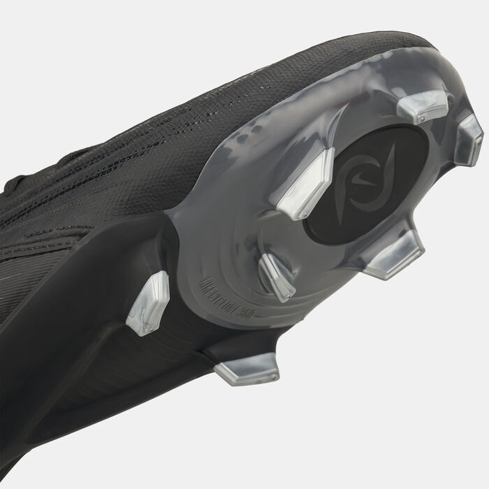 Nike Men's Phantom GX 2 Academy Firm Ground/Multi-Ground Football Shoes Black image number 4