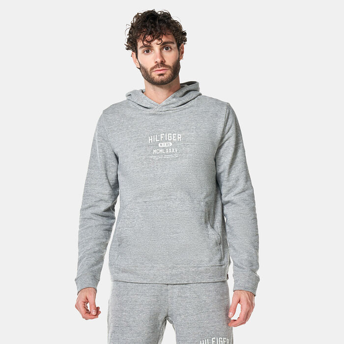 Tommy Hilfiger Men's Graphic Print Hoodie Grey Tommy Hilfiger Men's Graphic Print Hoodie Grey image number 0