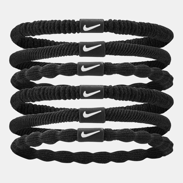 Nike Flex Hair Ties (6 Pieces) Black Nike Flex Hair Ties (6 Pieces) Black image number 0