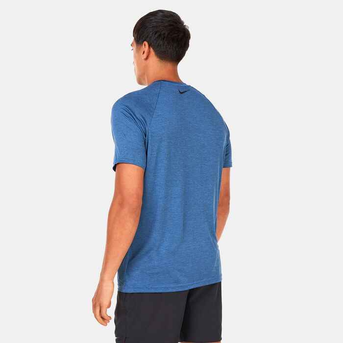Nike Swim Men's Rashguard Blue Nike Swim Men's Rashguard Blue image number 1
