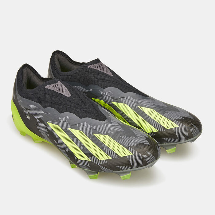 adidas Men's X CRAZYFAST.1 Laceless Firm Ground Football Shoe Black image number 1