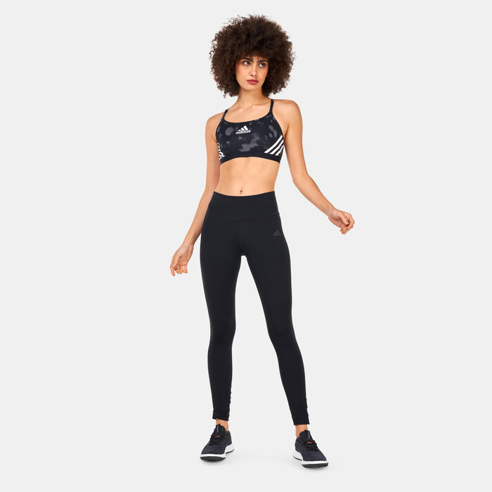 adidas Women's Aeroreact Light-Support Hyperglam Printed Sports Bra Multi-Color adidas Women's Aeroreact Light-Support Hyperglam Printed Sports Bra Multi-Color image number 2