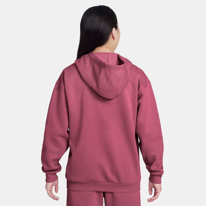 Nike Kids' Sportswear Club Fleece Full-Zip Hoodie Pink Nike Kids' Sportswear Club Fleece Full-Zip Hoodie Pink image number 1