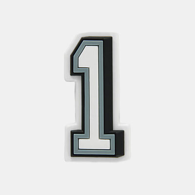 Crocs Number 1 Shoe Charm Multi-Color