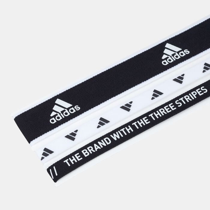 adidas Training Headbands (3 Pack) Black adidas Training Headbands (3 Pack) Black image number 1