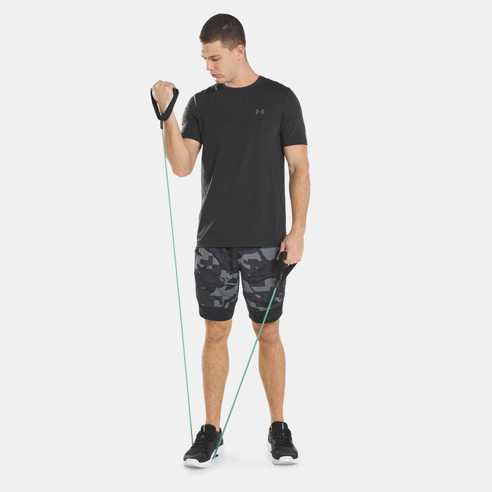 Under Armour Men's UA RUSH™ Seamless T-Shirt Black Under Armour Men's UA RUSH™ Seamless T-Shirt Black image number 2