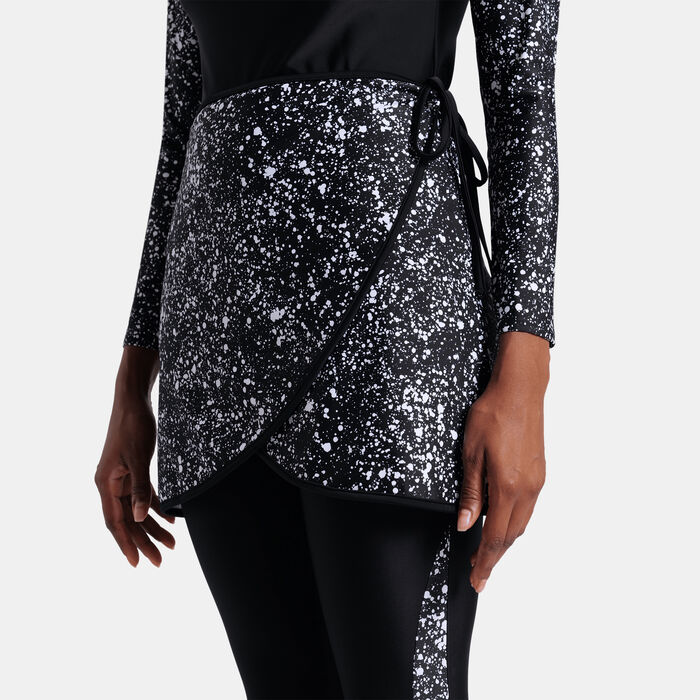 Arena Women's Modesty Swimming Skirt Black image number 4