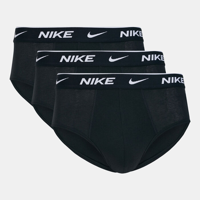 Nike Men's Briefs (3 Pack) Black Nike Men's Briefs (3 Pack) Black image number 0