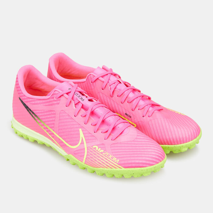 Nike Men's Mercurial Vapor 15 Academy Turf Ground Football Shoes Pink image number 1