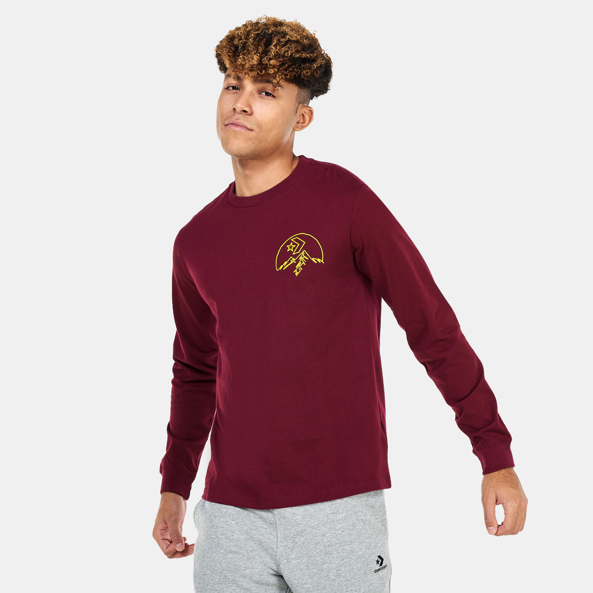 Converse long sleeve top shop