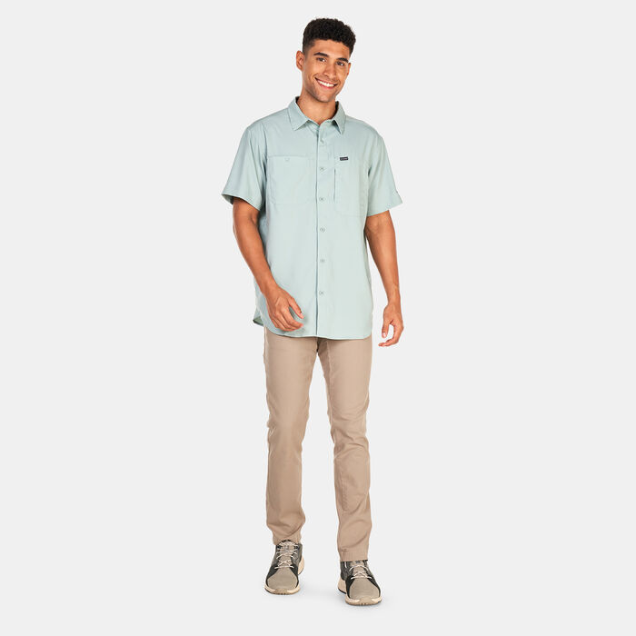 Columbia Men's Silver Ridge Utility Lite Hiking Shirt Green Columbia Men's Silver Ridge Utility Lite Hiking Shirt Green image number 2