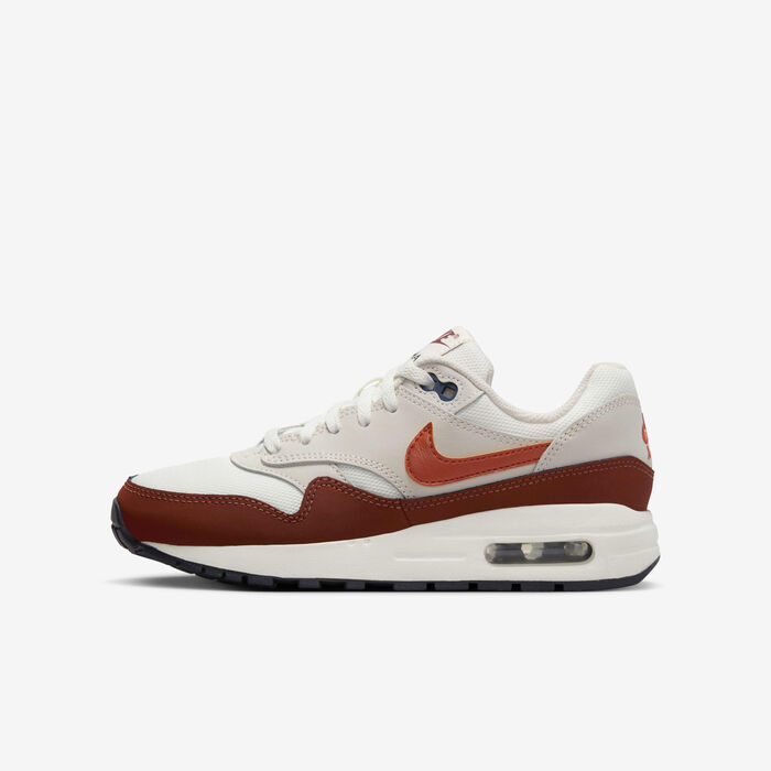 Nike Kids' Air Max 1 Shoes (Older Kids) Ivory Nike Kids' Air Max 1 Shoes (Older Kids) Ivory image number 0