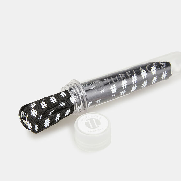 TUBELACES Flat Trill Shoelaces (5 Pieces) Black TUBELACES Flat Trill Shoelaces (5 Pieces) Black image number 1