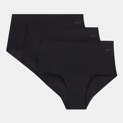 Nike Kids' Hipster Period Leak Protection Brief Underwear (3 Pack) Black Nike Kids' Hipster Period Leak Protection Brief Underwear (3 Pack) Black