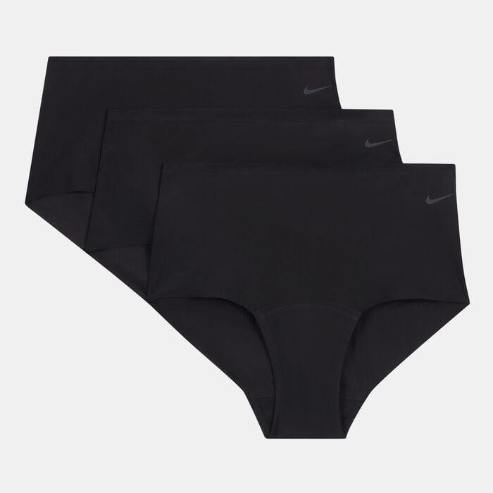 Nike Kids' Hipster Period Leak Protection Brief Underwear (3 Pack) Black Nike Kids' Hipster Period Leak Protection Brief Underwear (3 Pack) Black image number 0