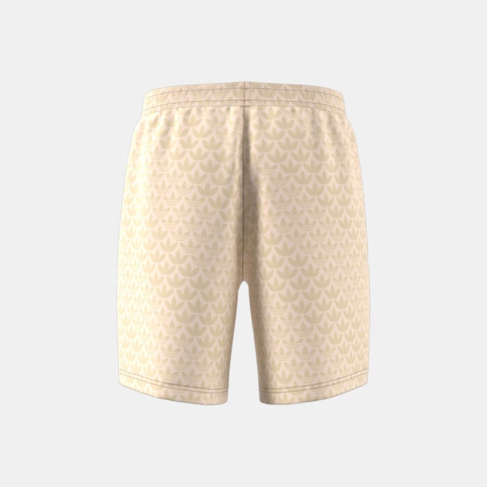 adidas Originals Men's Graphics Monogram Allover Print Shorts Beige adidas Originals Men's Graphics Monogram Allover Print Shorts Beige image number 1