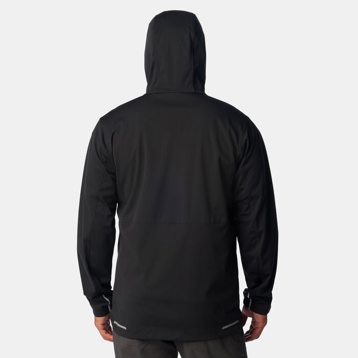 Columbia Men's Softshell Full-Zip Hoodie Black Columbia Men's Softshell Full-Zip Hoodie Black image number 1