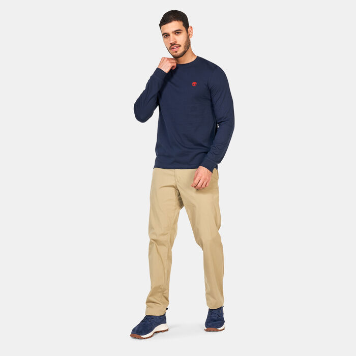 Timberland Men's Dunstan River Long Sleeve T-Shirt Blue Timberland Men's Dunstan River Long Sleeve T-Shirt Blue image number 2