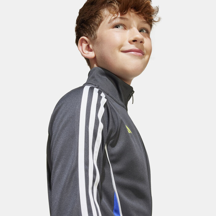 adidas Kids' Messi Jacket Grey adidas Kids' Messi Jacket Grey image number 3