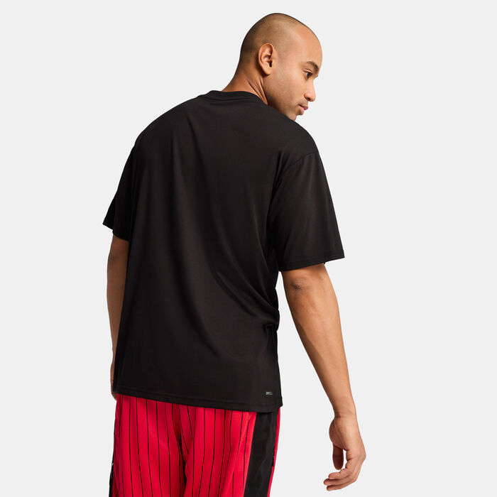 PUMA Men's Rival Rage Basketball T-Shirt Black PUMA Men's Rival Rage Basketball T-Shirt Black image number 1