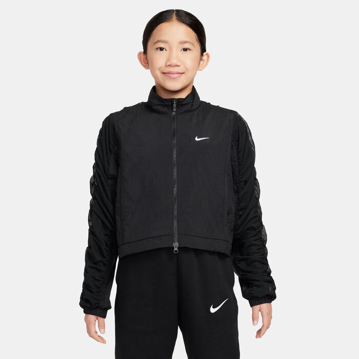 Nike Kids' Sportswear Woven Jacket Black Nike Kids' Sportswear Woven Jacket Black image number 0