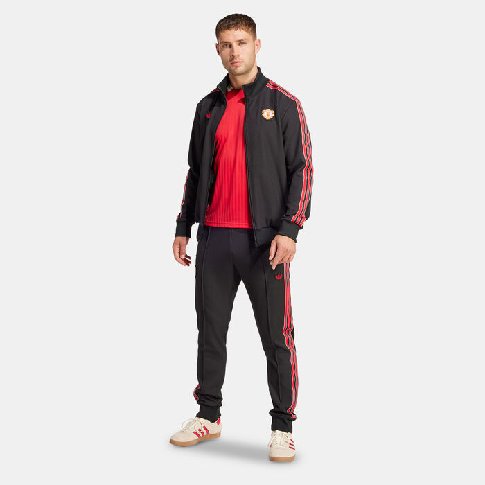 adidas Men's Manchester United Terrace Icons Track Pants Black adidas Men's Manchester United Terrace Icons Track Pants Black image number 2