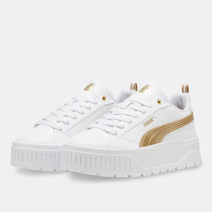 PUMA Women's Karmen II Metallic Dream Shoes White PUMA Women's Karmen II Metallic Dream Shoes White image number 1