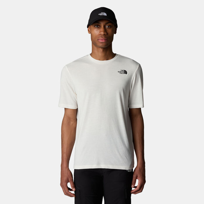 The North Face Men's Foundations Mountains Faces T-Shirt White The North Face Men's Foundations Mountains Faces T-Shirt White image number 0