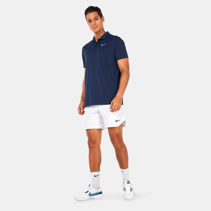 Nike Men's Court Dri-FIT Tennis Polo Shirt Blue Nike Men's Court Dri-FIT Tennis Polo Shirt Blue image number 2