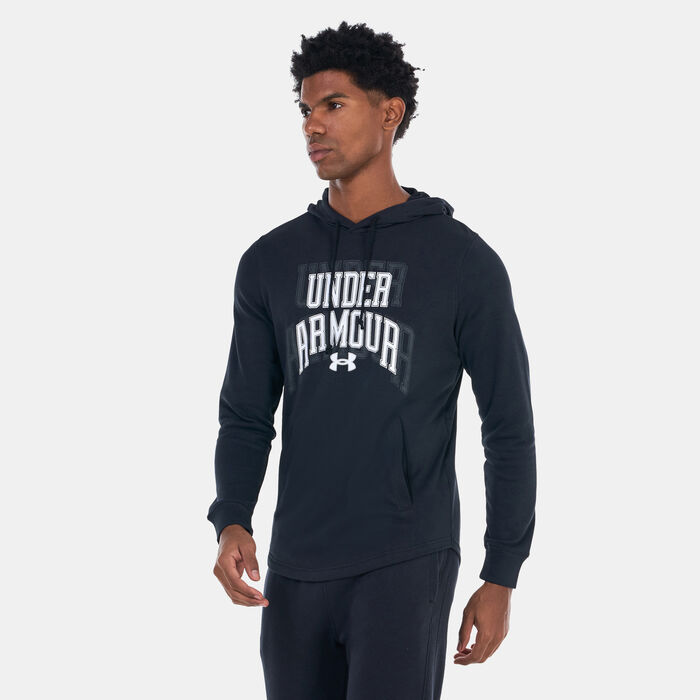 Under Armour Men's UA Rival Terry Graphic Hoodie Black image number 0