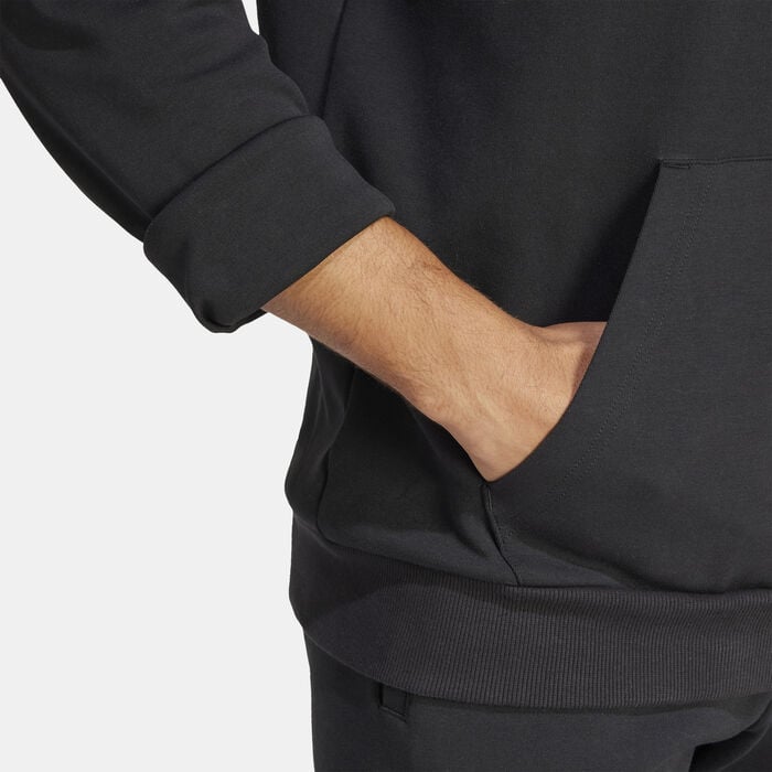 adidas Men's Future Icons Badge of Sport Hoodie Black adidas Men's Future Icons Badge of Sport Hoodie Black image number 3
