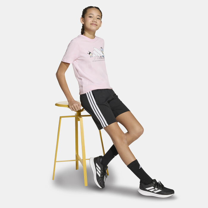adidas Kids' Winter Sports Graphic T-Shirt Pink adidas Kids' Winter Sports Graphic T-Shirt Pink image number 2