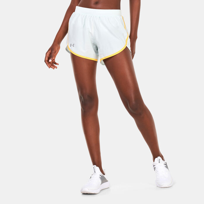 Under Armour Women's UA Fly By Elite 3-Inch Shorts Green Under Armour Women's UA Fly By Elite 3-Inch Shorts Green image number 0