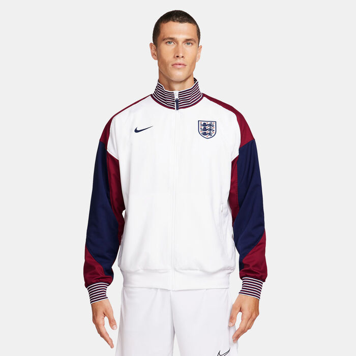 Nike Men's England Strike Dri-FIT Home Football Jacket White Nike Men's England Strike Dri-FIT Home Football Jacket White image number 0
