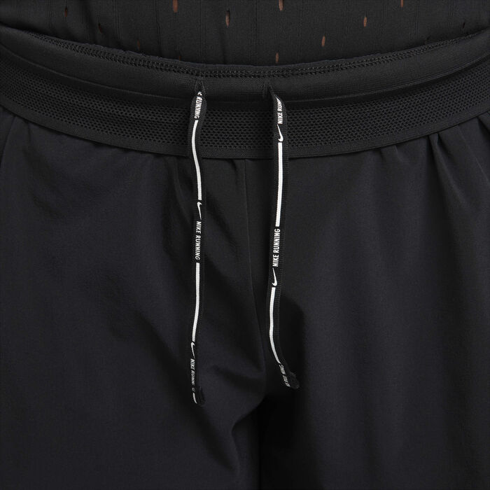 Nike Women's AeroSwift Dri-FIT ADV Mid-Rise Running Shorts Black Nike Women's AeroSwift Dri-FIT ADV Mid-Rise Running Shorts Black image number 4